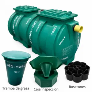Sistema séptico horizontal integrado